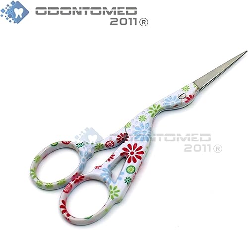 Miniatura 2 de OdontoMed2011 Tijeras clásicas de cigüeña de acero inoxidable de 4.5 pulgadas, diseño de grúa, tijeras de costura para bordado, manualidades,