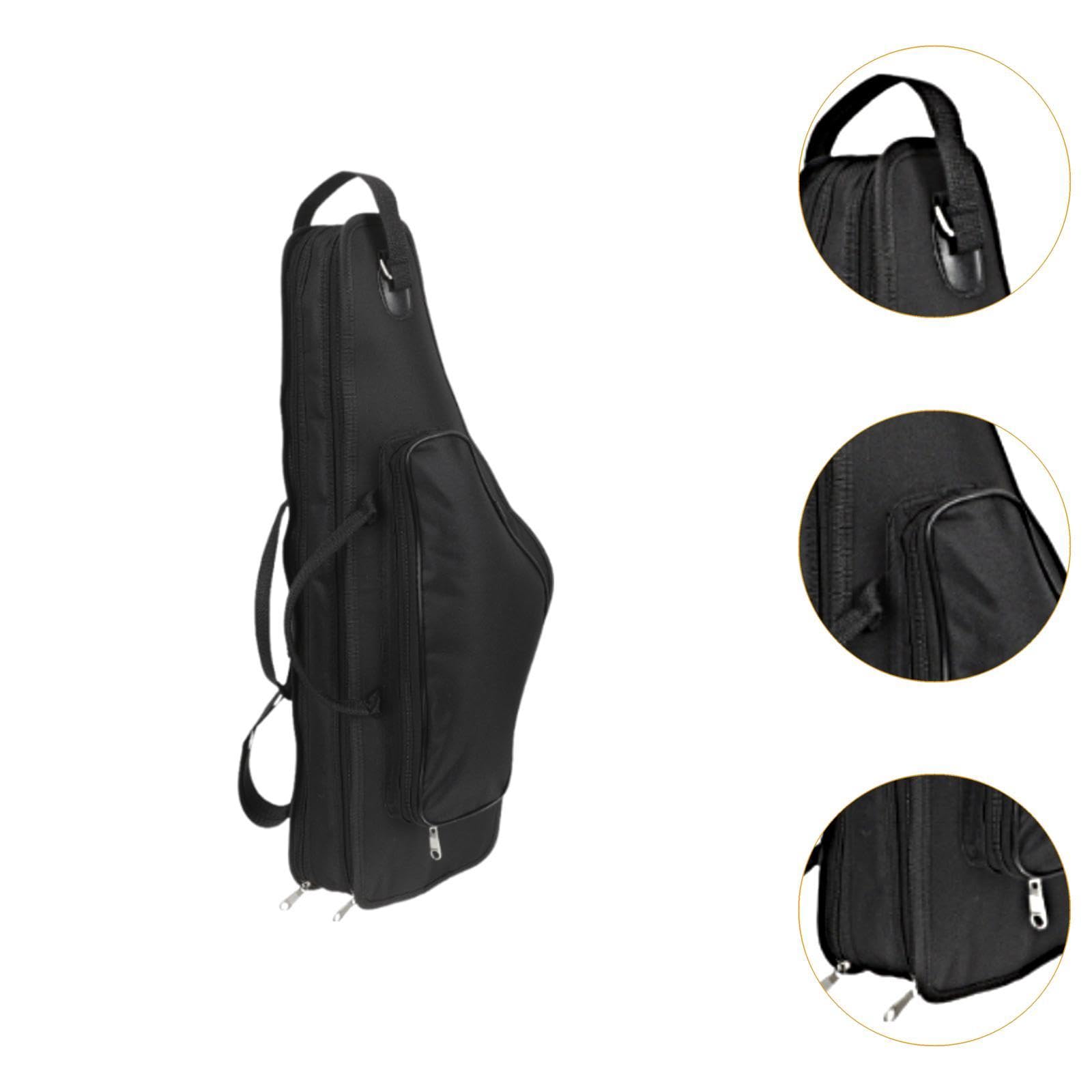 Amagogo Estuche para saxofón Bolso de mano para saxofón Mochila práctica y cómoda Mochila para saxofón alto Accesorios para saxofón alto