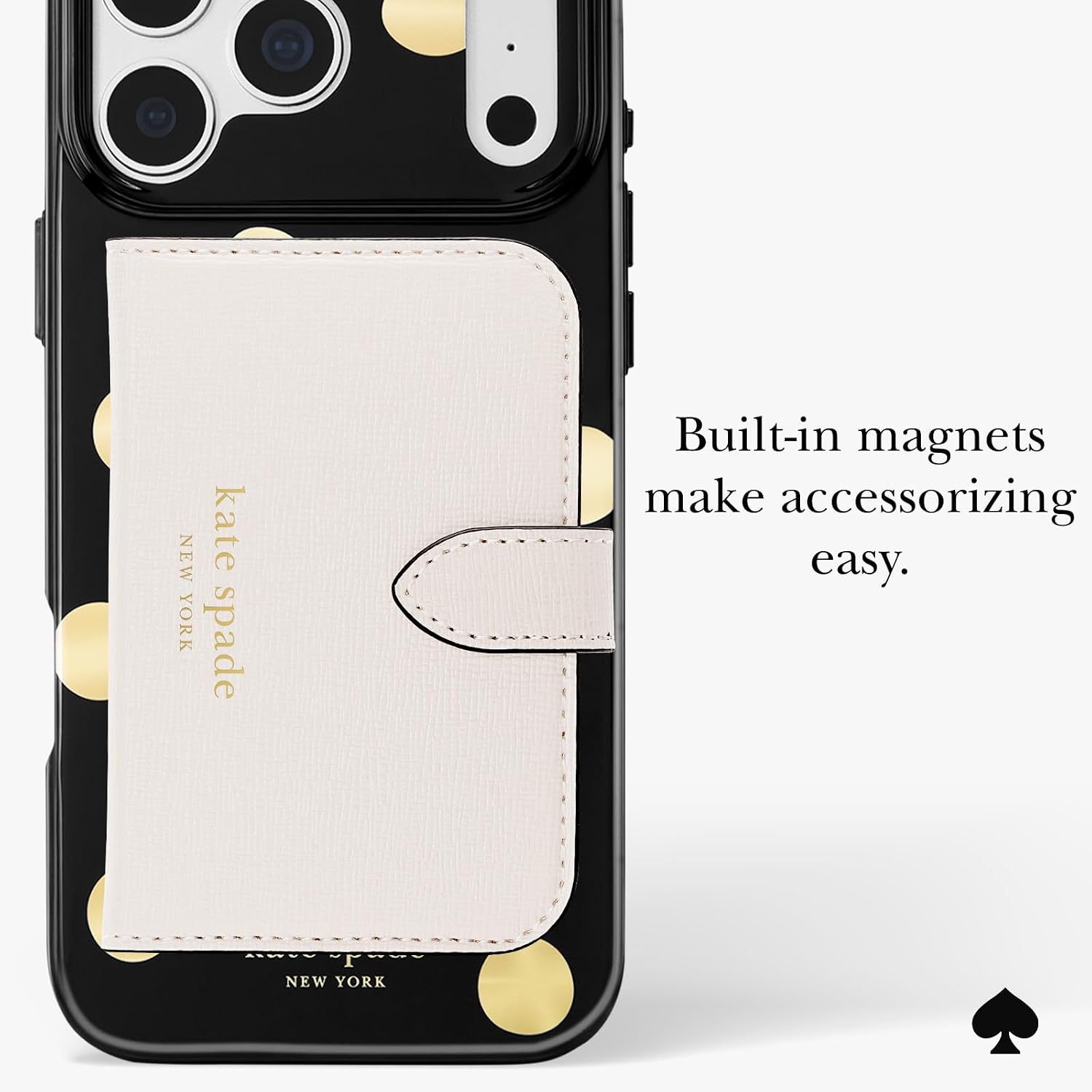 kate spade new york iPhone 18 Pro Max Case - Metallic Classic Dot image 5
