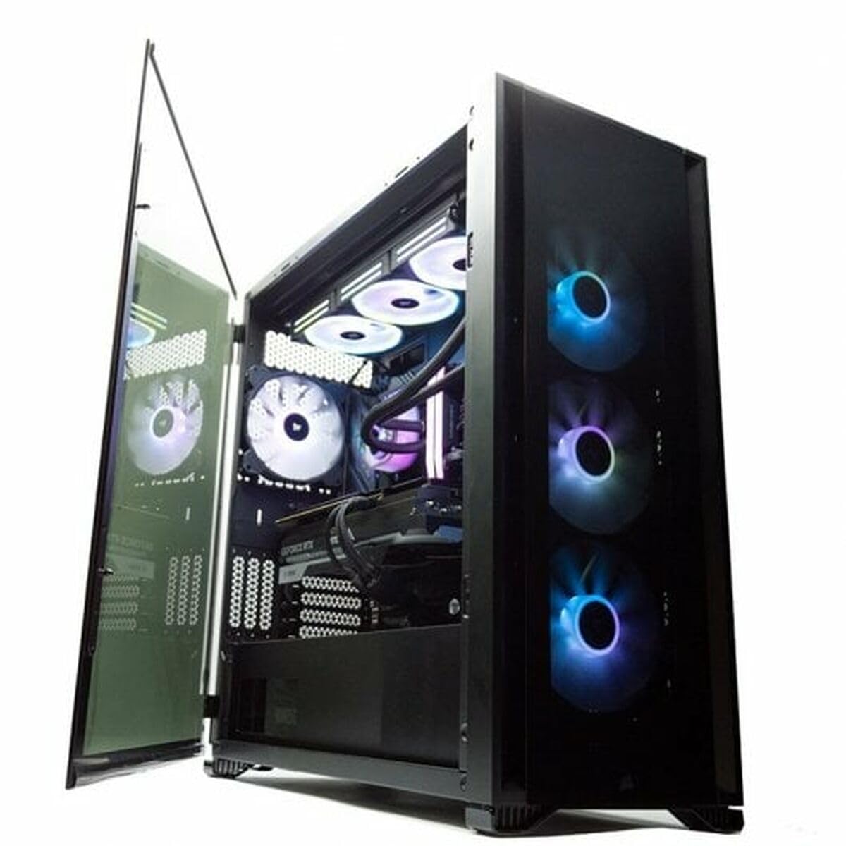 PcCom Komputer stacjonarny iCUE NVIDIA GeForce RTX 4080 Intel Core i7-13700KF 32 GB RAM 2 TB SSD