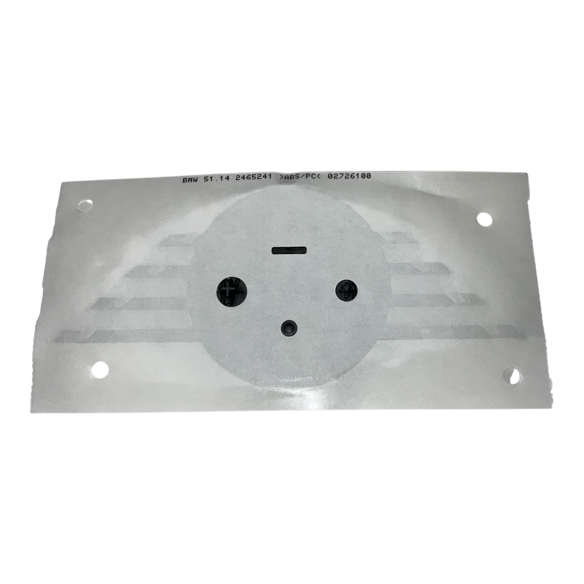 MINI Emblema frontal exterior genuino en negro piano con elegante inscripción 51142465241