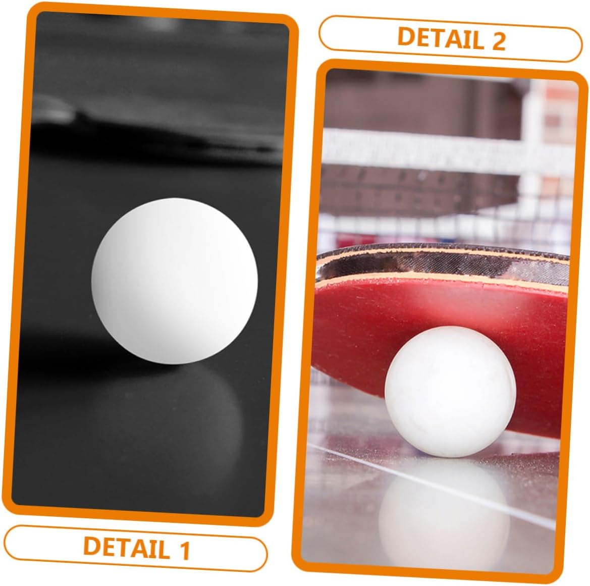 TOYANDONA Table Tennis Balls High Bounce Practice Balls for Training Arts Crafts Games and Party Decorations for
