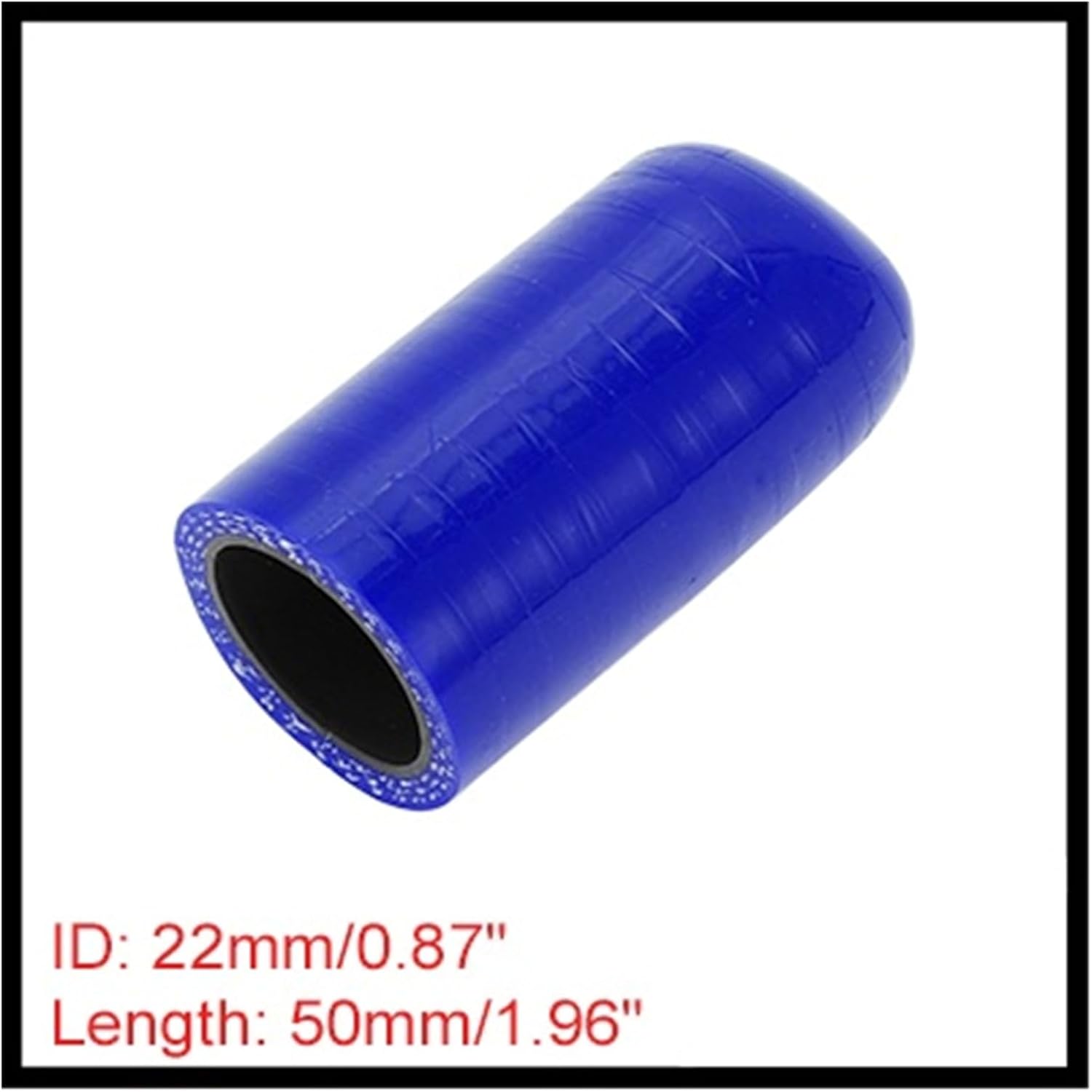 SHENGW(小さな店) 長さ50mm、内径6/8/10/12/14/16/22/25/30/32/35/40mm 車用シリコンゴム