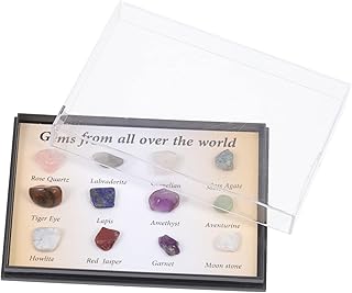 VOSAREA 1 Set Crystal Agate Ore Crystal Pendants para Mesa De Decorative Stones Stone Cognition Specimen Ore Cognitive Specimen Samples Stones Crystal Specimens Toolkit