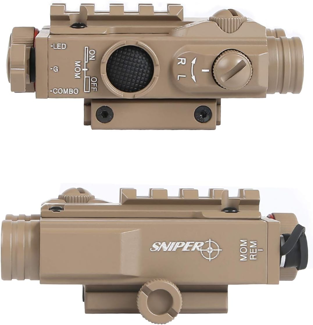 Green Laser Light Combo Green Laser Sight + 200LM LED Light Combo for Shotgun and Hunting Rifle (FL2000)