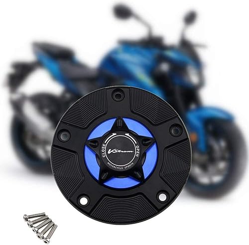 Miniatura 2 de W Gas Fuel Tank Cap For SUZUKI DL 650 V-STROM 2012-2016 Motorcycle CNC Quick Release Cover Y (Color : Titanium)