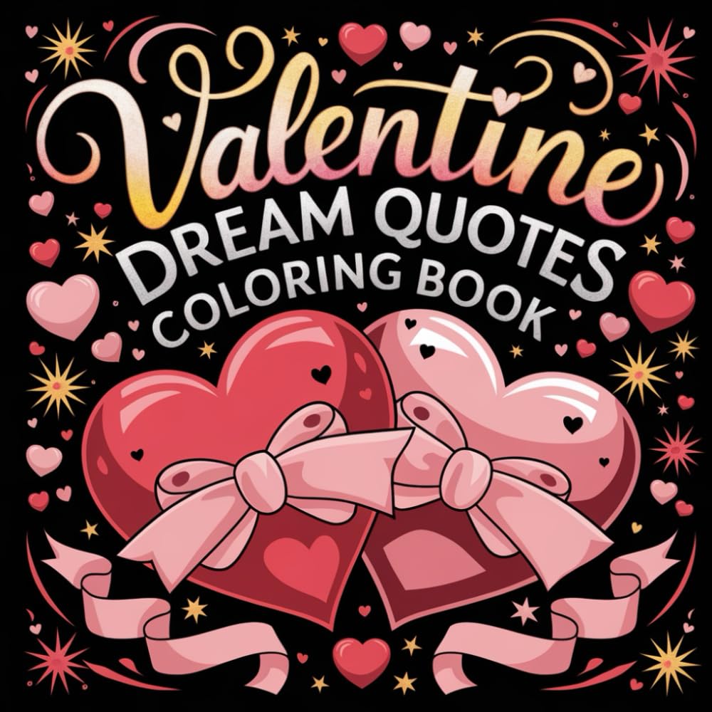 Valentine’s Day Coloring Book for Adults & Teens: Cute and Romantic Valentine Designs for Relaxation, Fun & Mindfulness