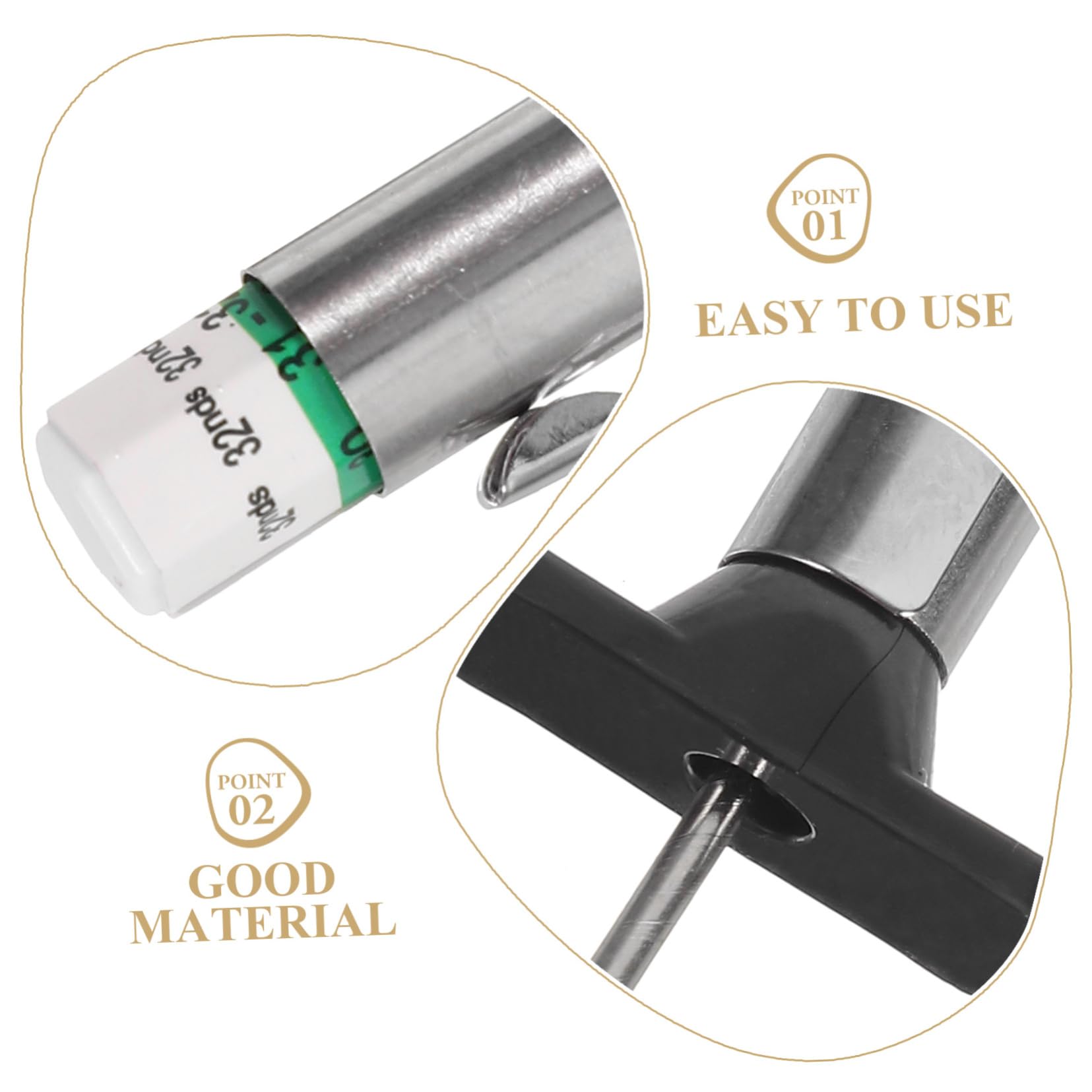MAGICLULU 4 Sätze Reifenprofiltiefenmesser Teiliges Präzisionsmessgerät Für Autoreifen Tragbarer Tread Depth Gauge Für Einfache Und Von Fahrzeugen 10 Stück * 4