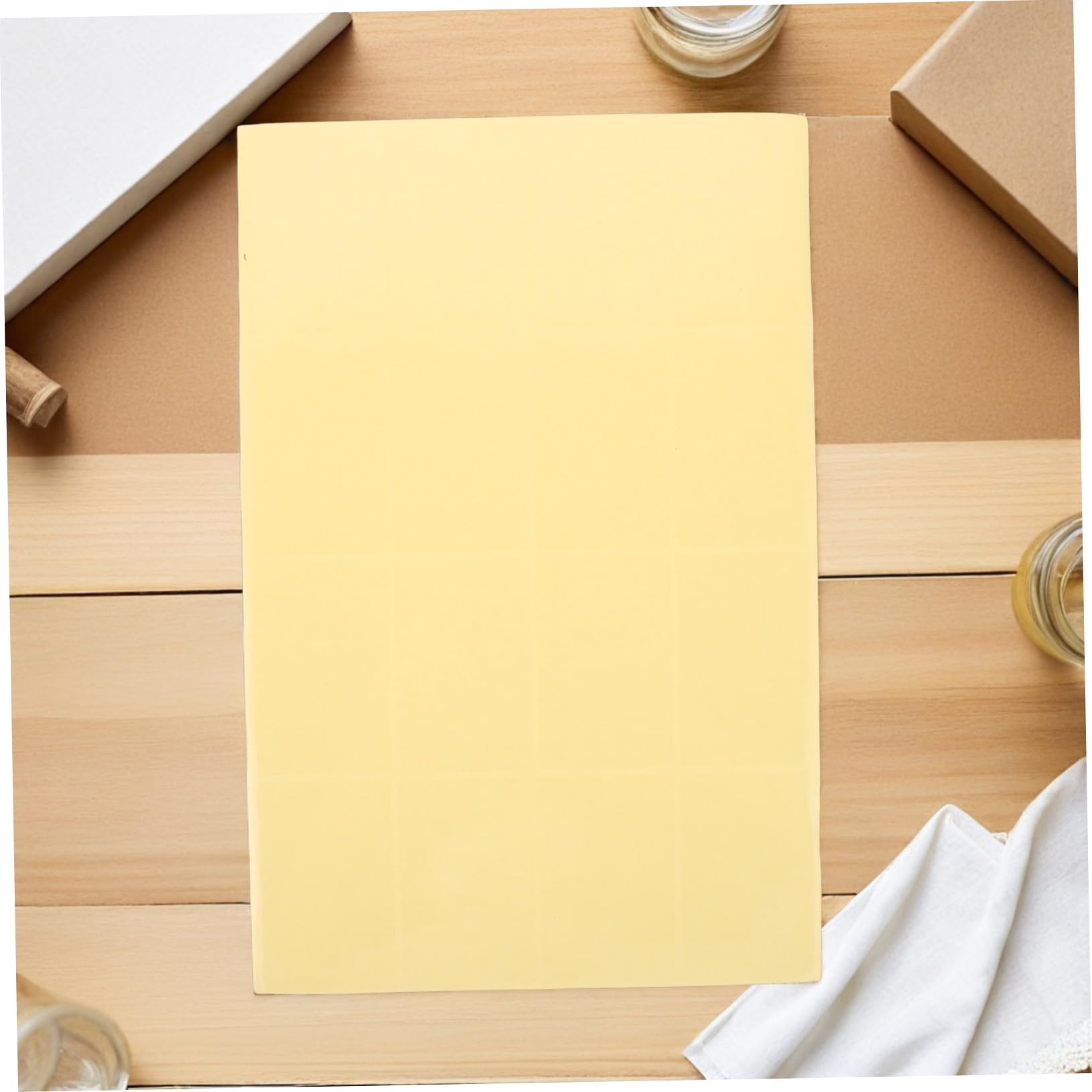 NUOBESTY 1000 Pièces Étiquettes Transparentes et Autocollantes Rectangulaires Étiquettes Imperméables pour Fermeture Emballage Protection Boîtes Enveloppes
