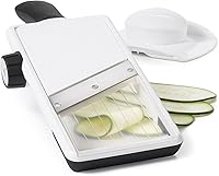 OXO Good Grips Large Adjustable Mandoline Slicer - 1-4mm Slices, Safe Holder, Non-Slip Grip for Veggies & Fruits