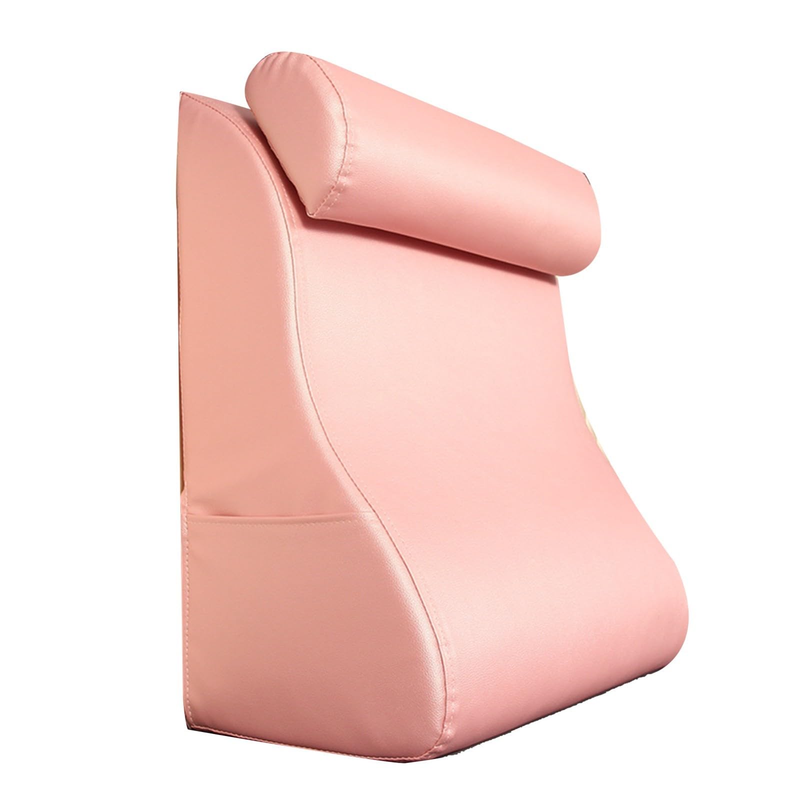Almohada de Lectura con Reposabrazos,Cojin Lumbar y Almohada,Funda Lavable con Almohada Soporte de Espalda para Sentarse en la Cama,Almohada de Lectura cojín con Forma de cuña E