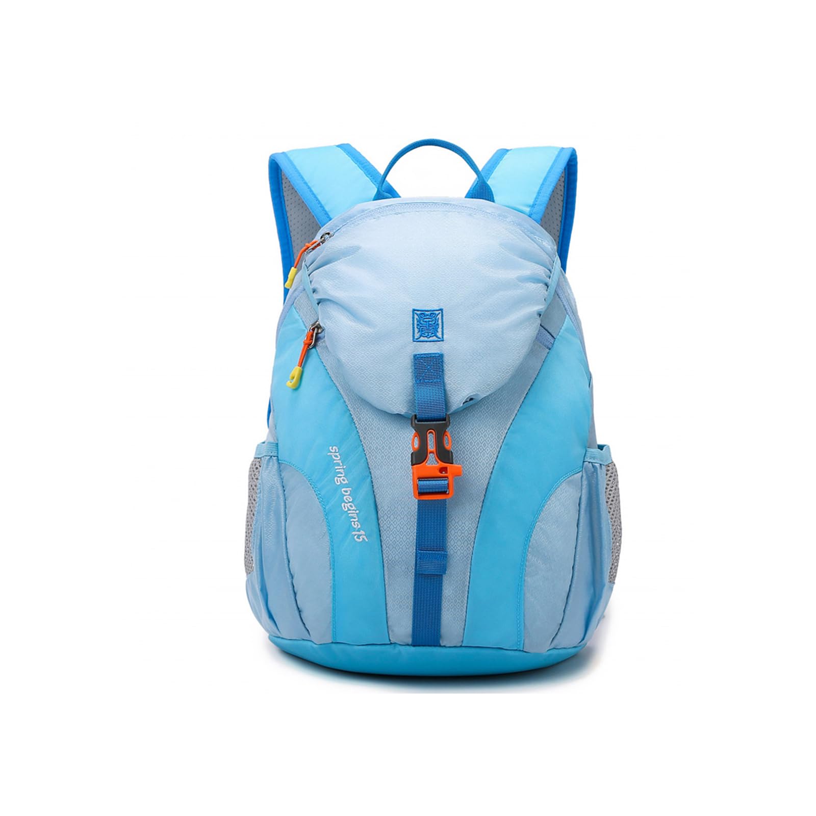 PORRASSO Hiking Backpack Daypack 15L Rucksack Lightweight Waterproof Backpack for Women Men Trekking Cycling Climbing Outdoor Sports Light Blue