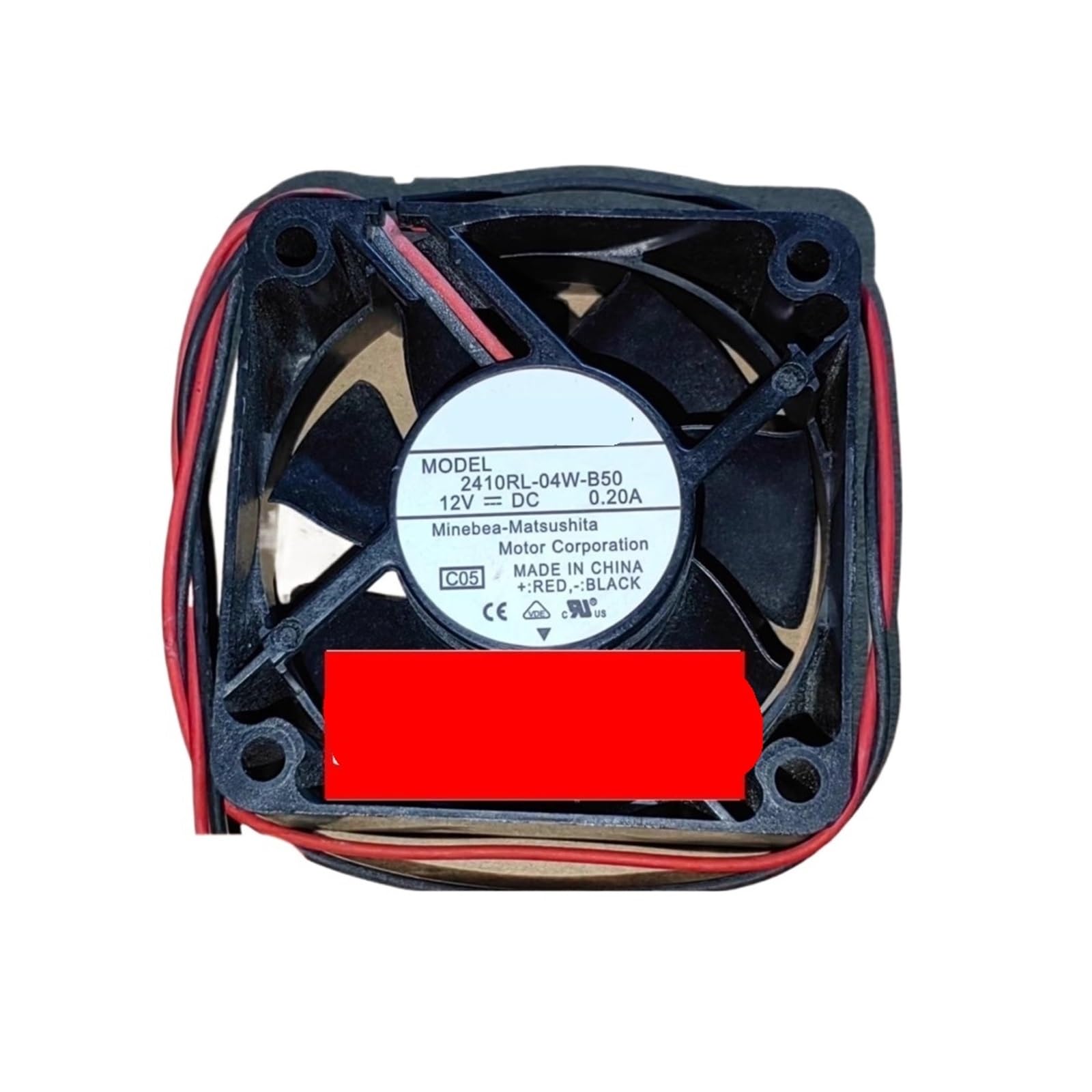 TYHUJKKL 6cm Axial Fan 2410RL-04W-B50 60mm 12V 0.20A Dual Ball Bearing Cooling Fan