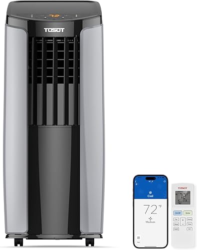 TOSOT Aire acondicionado portátil de 9,700 BTU (5,000 BTU SACC), control inteligente Wifi, unidad de aire acondicionado con deshumidificador,