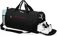 Bolsa de Academia Masculina e Feminina , Bolsa Duffel Esportiva com Compartimento para Tênis, Bolso Impermeável e Seco-Molhado, Ideal para Treino, Natação, Futebol e Bagagem de Mão