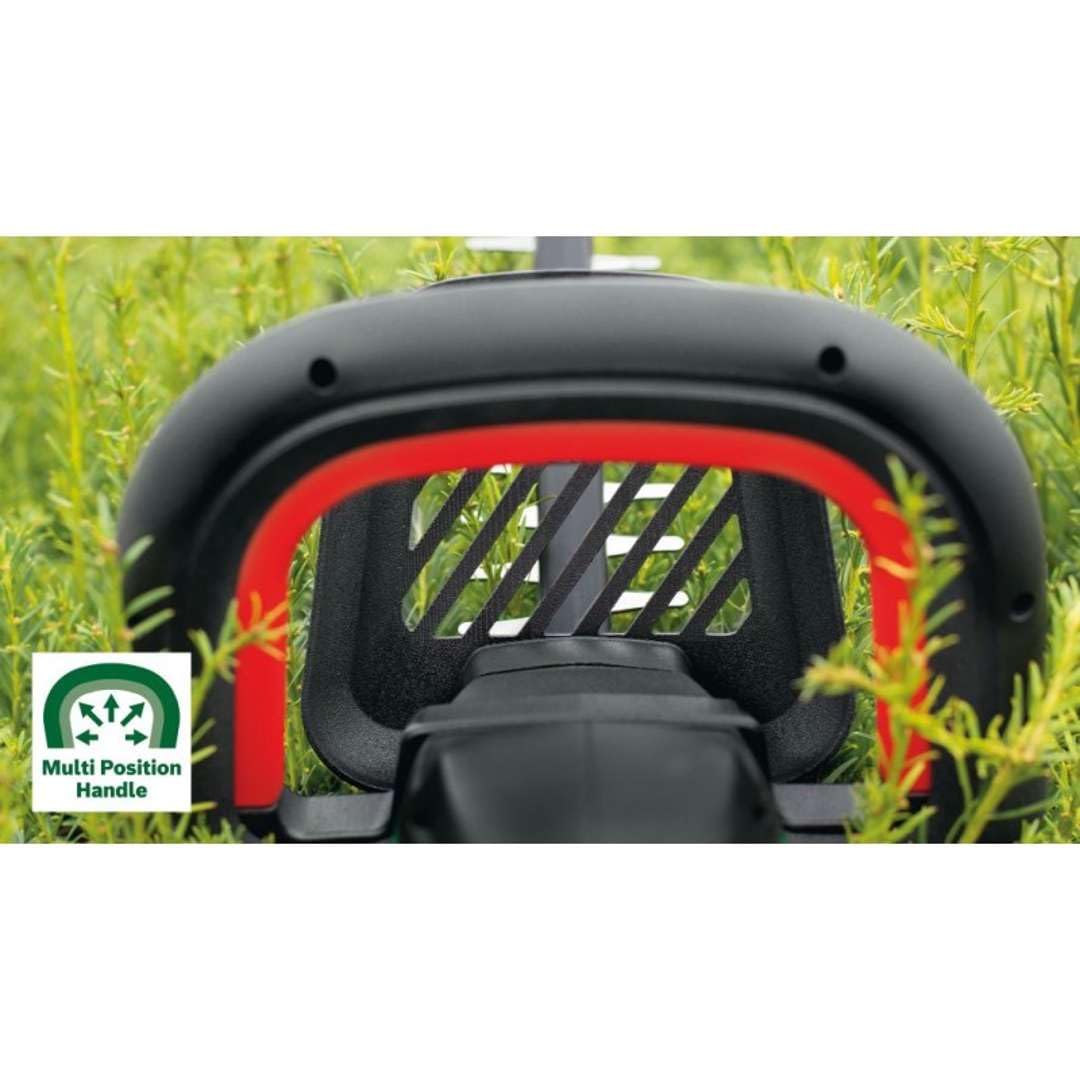Bosch Cortasetos eléctrico AdvancedHedgeCut 70 (500 W, longitud de las cuchillas: 70 cm, para setos grandes, apertura de los dientes: 34 mm, en caja)