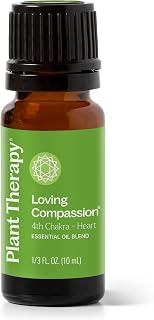 Plant Therapy Chakra 4 Loving Compassion (Heart Chakra) Essential Oil Blend 10 mL (1/3 oz) 100% Pure, Undiluted, Therapeutic Grade