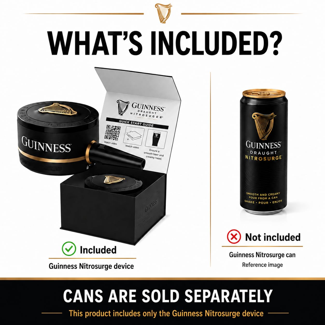 新品・未開封・未使用のGuinness公式 NitroSurgeです！ Amazon | ギネス公式Nitrosurge ギネス注入体験 | Guinness | キッチン