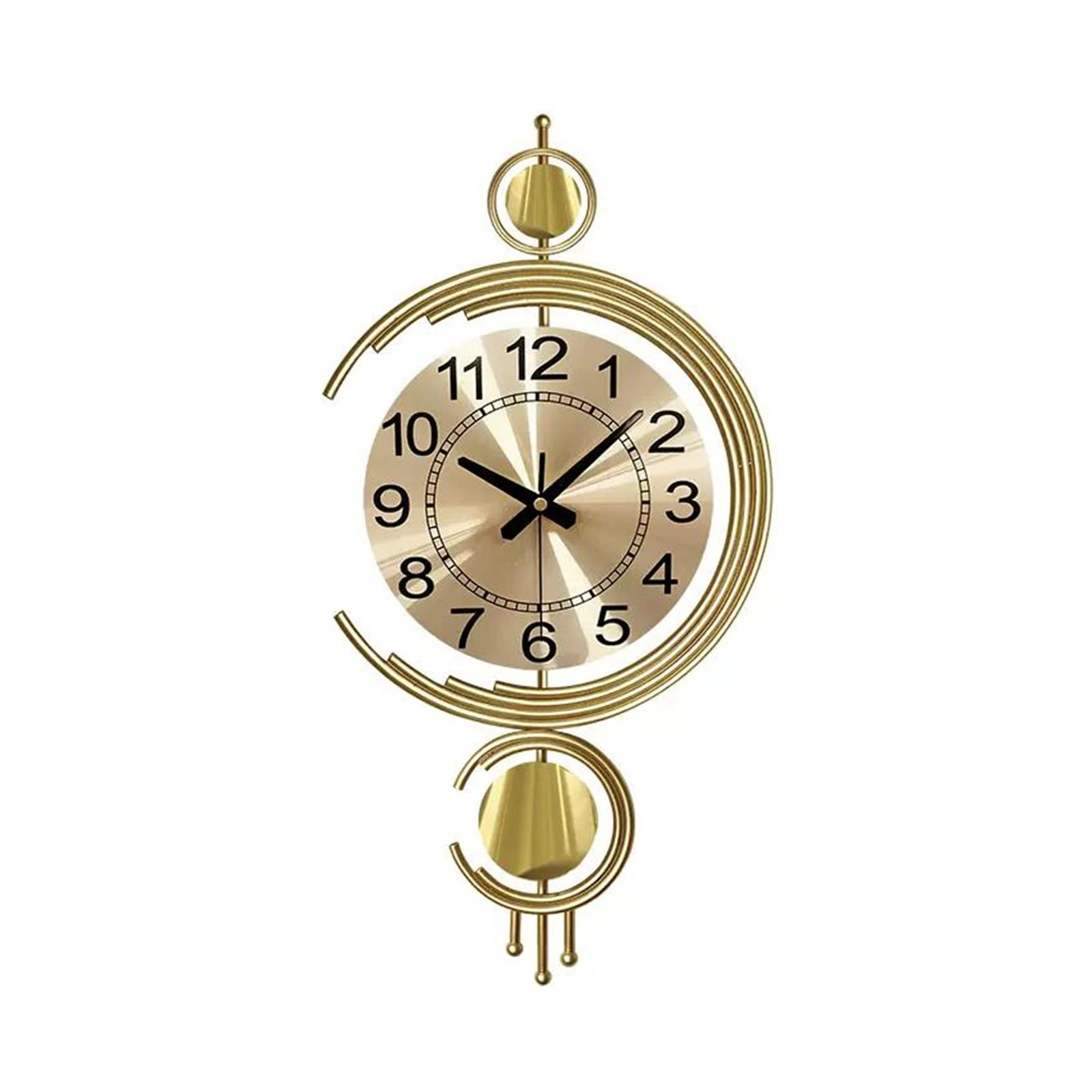 Horloge murale numérique et moderne pour salon contemporain