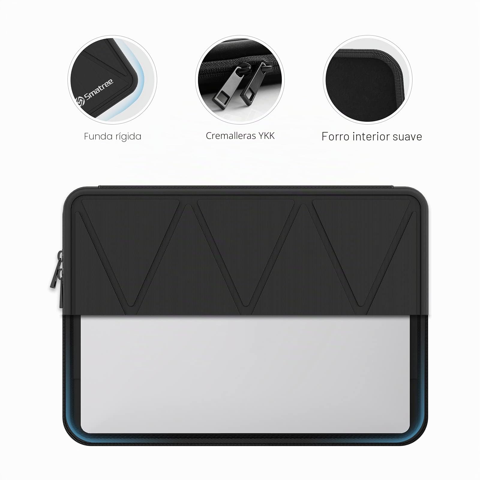 Smatree Funda Rígida Compatible con Portátil ASUS VivoBook 15 S513 delgada y ligera de 15,6 pulgadas, Maletin para ASUS VivoBook 15,6 pulgadas Carcasa Delgada y Anticaídas
