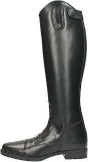 Julia - Botas de equitación de piel para niños, color negro