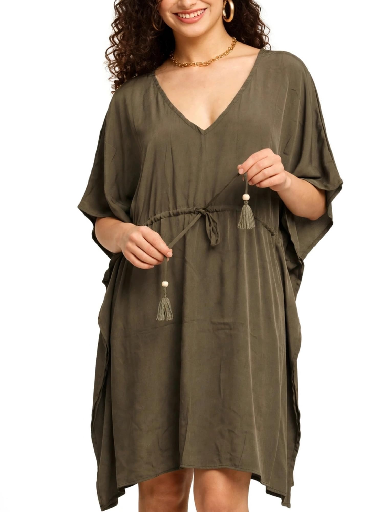 Kaftan for Women|Boho Beach Wear Kaftan for Women|Easily fits M to XXL-picture-42