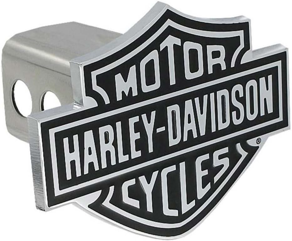 Harley-Davidson Bar & Shield Trailer Hitch Cover 2'' Stainless Steel HDHC14