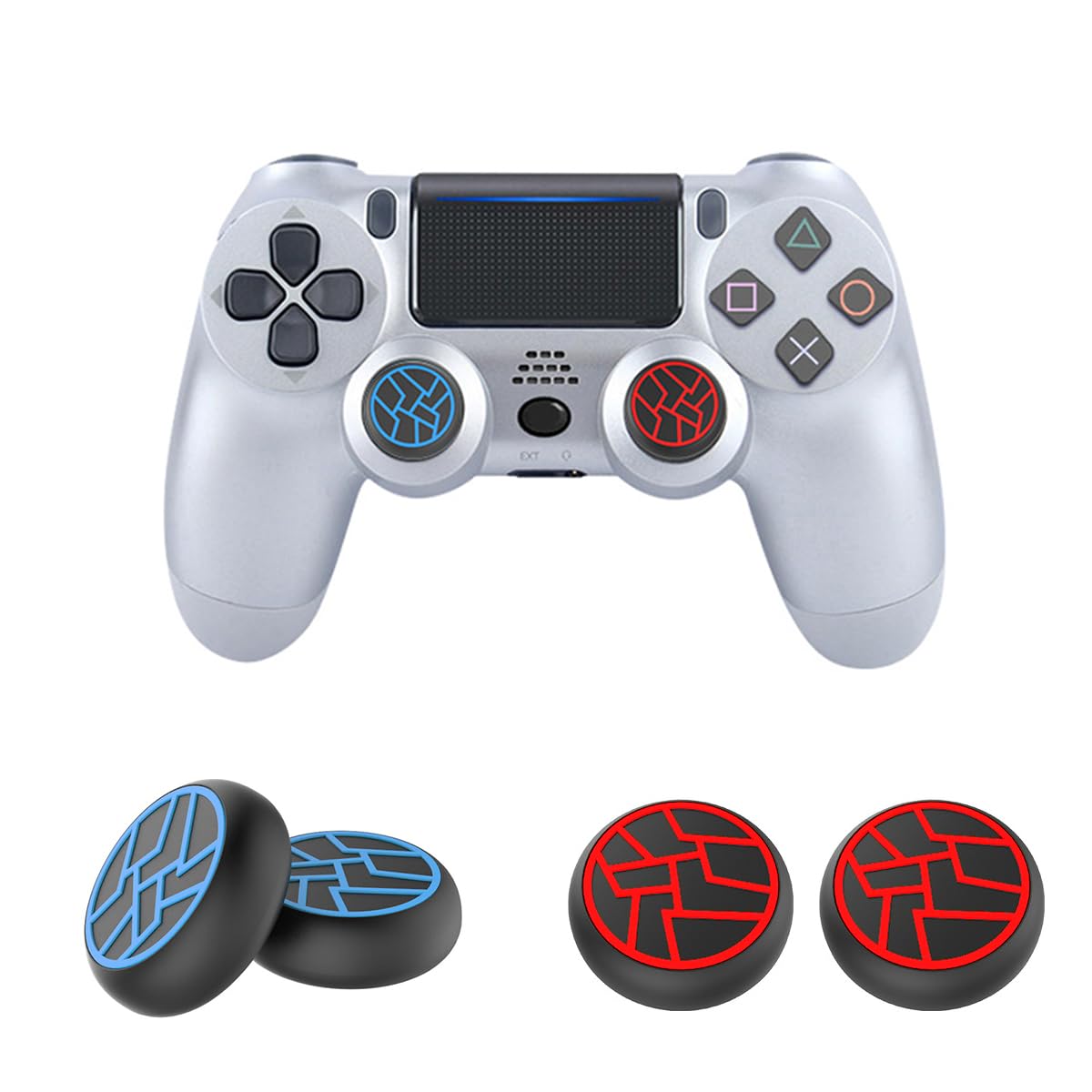 ZORBES® 4Pcs Silicone Thumb Grip Caps for PS5 & PS4 & Xbox Series X/S & Switch Pro Controller Chic Protective Silicone Thumb Grip Caps Anti-slip Silicone Thumb Grip Caps (B0D8W5XCMN) Amazon Price History, Amazon Price Tracker
