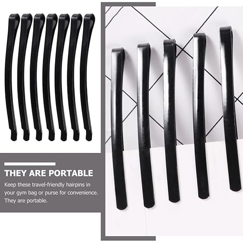 Miniatura 6 de COHEALI 50 unids Simple Negro Metal Pintura Bobby Pin Classic DIY Horquillas Accesorio Para El Cabello Para Las Mujeres Todo Tipo De Cabello