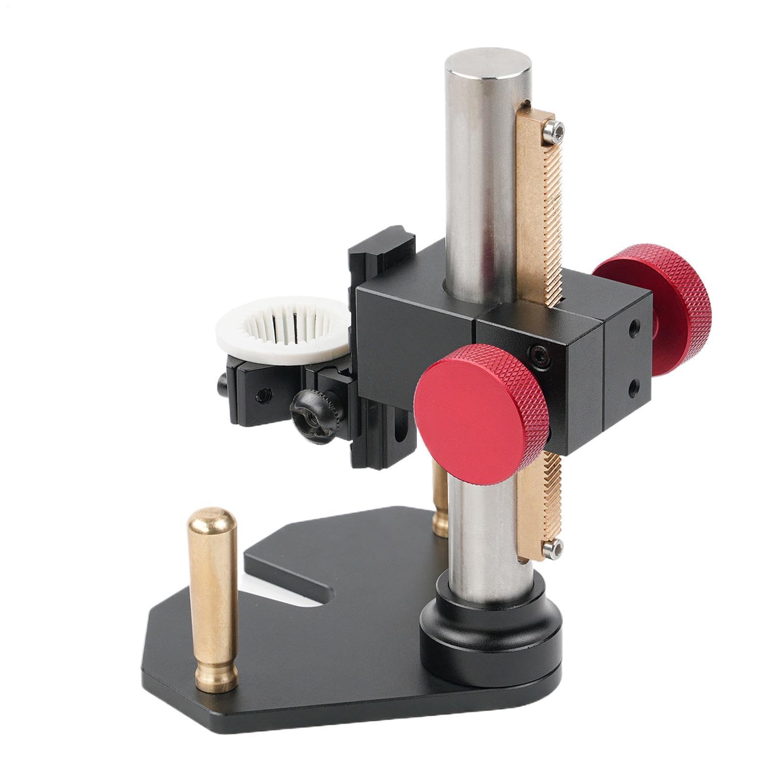Trapano a Colonna Supporto Portatile Regolabile Universale e Facile da | Rack Guida per Incisione per Intaglio Foratura e Taglio del Legno a Mano su Tavolo Scrivania e Banco da Lavoro Manual