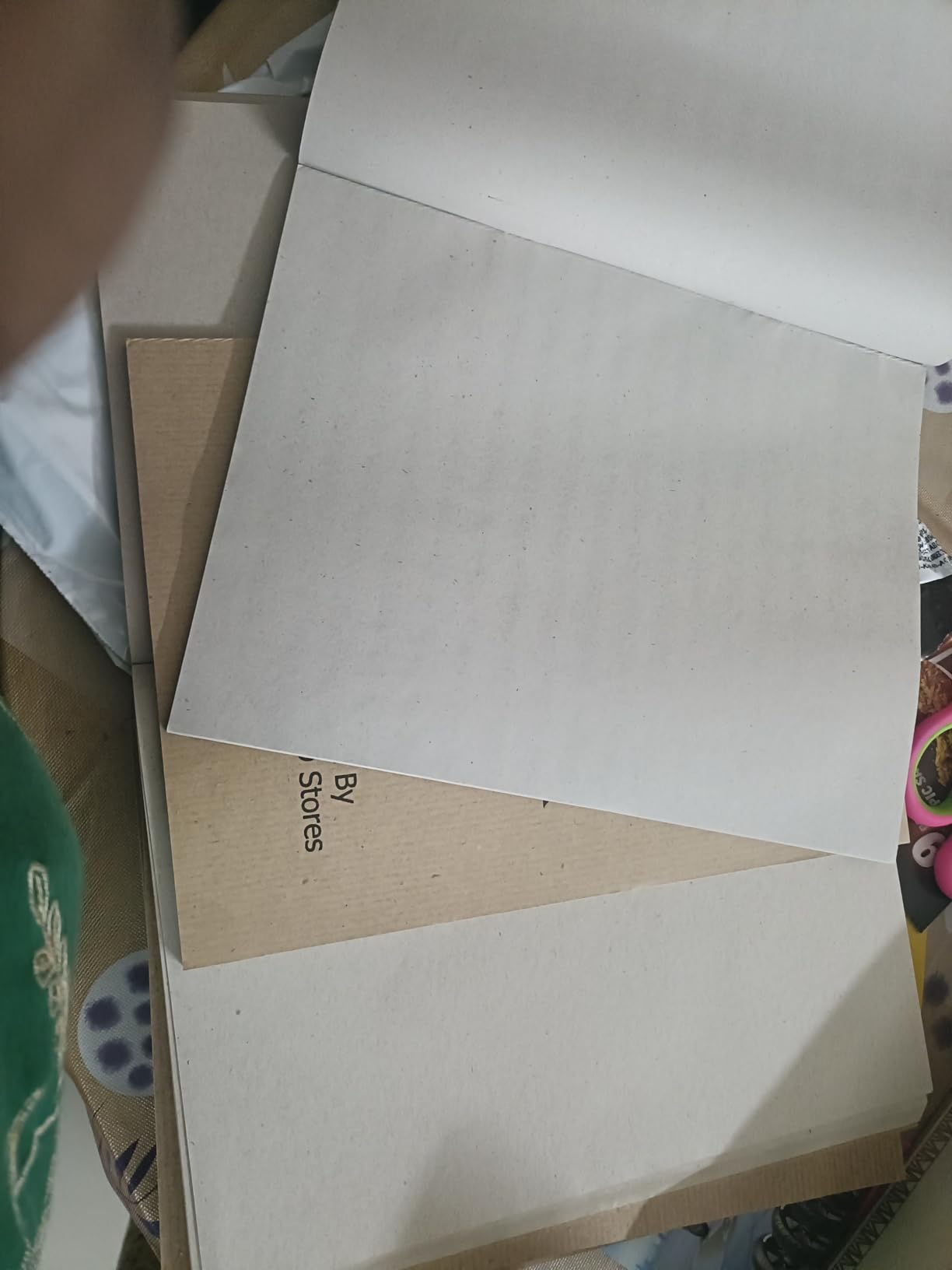DDSS Rough Book - Size (27cm x 22 cm), Plain Rough Paper (Not White ...