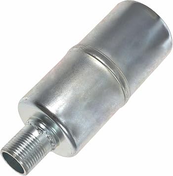 3/4" Threaded Muffler for Lawn Mower, Fits 5 to 8 HP, Model 294599, Machined Finish