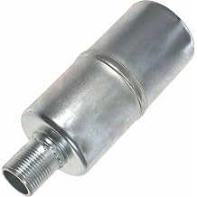 3/4" Threaded Muffler for Lawn Mower, Fits 5 to 8 HP, Model 294599, Machined Finish