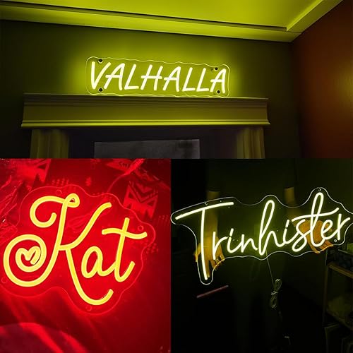 Miniatura 5 de Letreros LED de neón personalizados para boda dormitorio cumpleaños fiesta de Navidad decoración del hogar personalizables regulables