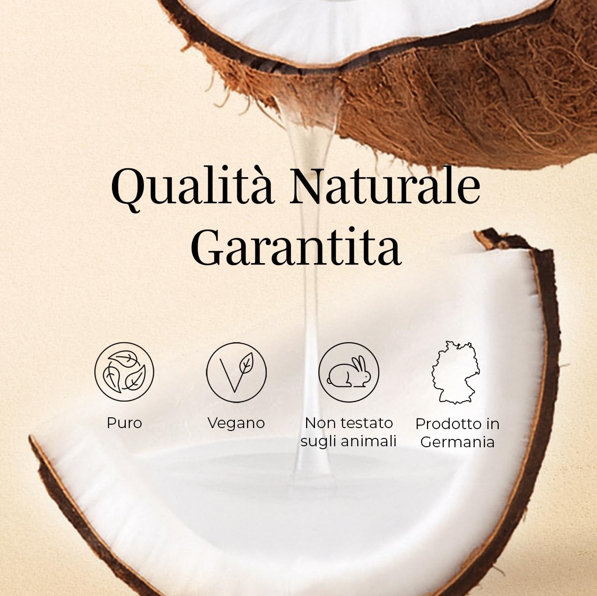 GoNaturals® Olio di Cocco Frazionato 100% Puro – Leggero e Non Unto – Olio di Cocco Capelli, Corpo, Viso – Olio Vettore per Oli Essenziali e Aromaterapia – Inodore e Sempre Liquido – 250 ml