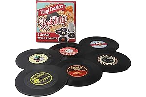 Nostalgic Vintage Records: Coasters for the Groovy Home