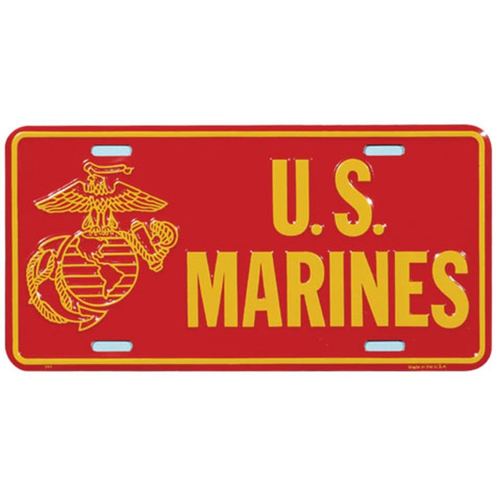 Amazon.com: U.S. Marines Eagle Globe and Anchor Embossed Metal