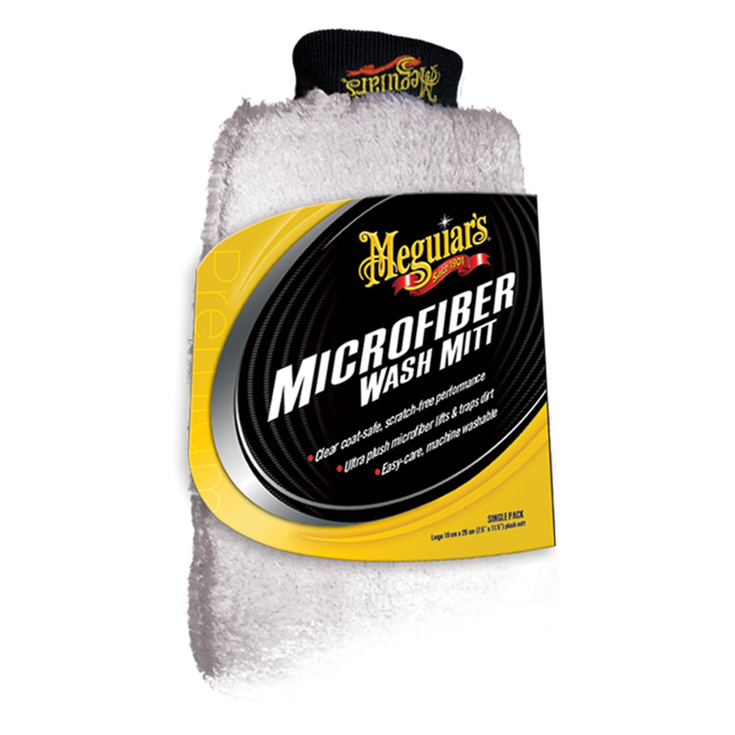 Meguiar's Ultimate Wash & Wax - Set di pulizia e cura della vernice per auto | Super Thick Microfiber Wash Mitt – Duo Twist Car Drying Towel – misurino | pulizia e lucentezza ottimali – Shampoo per