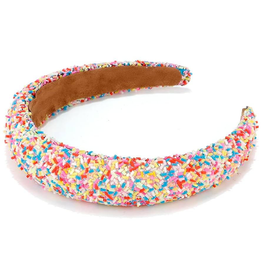 Amazon.com : Atoden Padded Colorful Beaded Wide Fashion