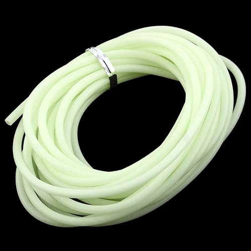Miniatura 2 de XMHF Pesca Pesca Pesca Luminosa Tubo De Pesca De Mar Profundo De Plástico Suave Resplandor Tubería Atraer Peces 3.8M Amarillo Claro