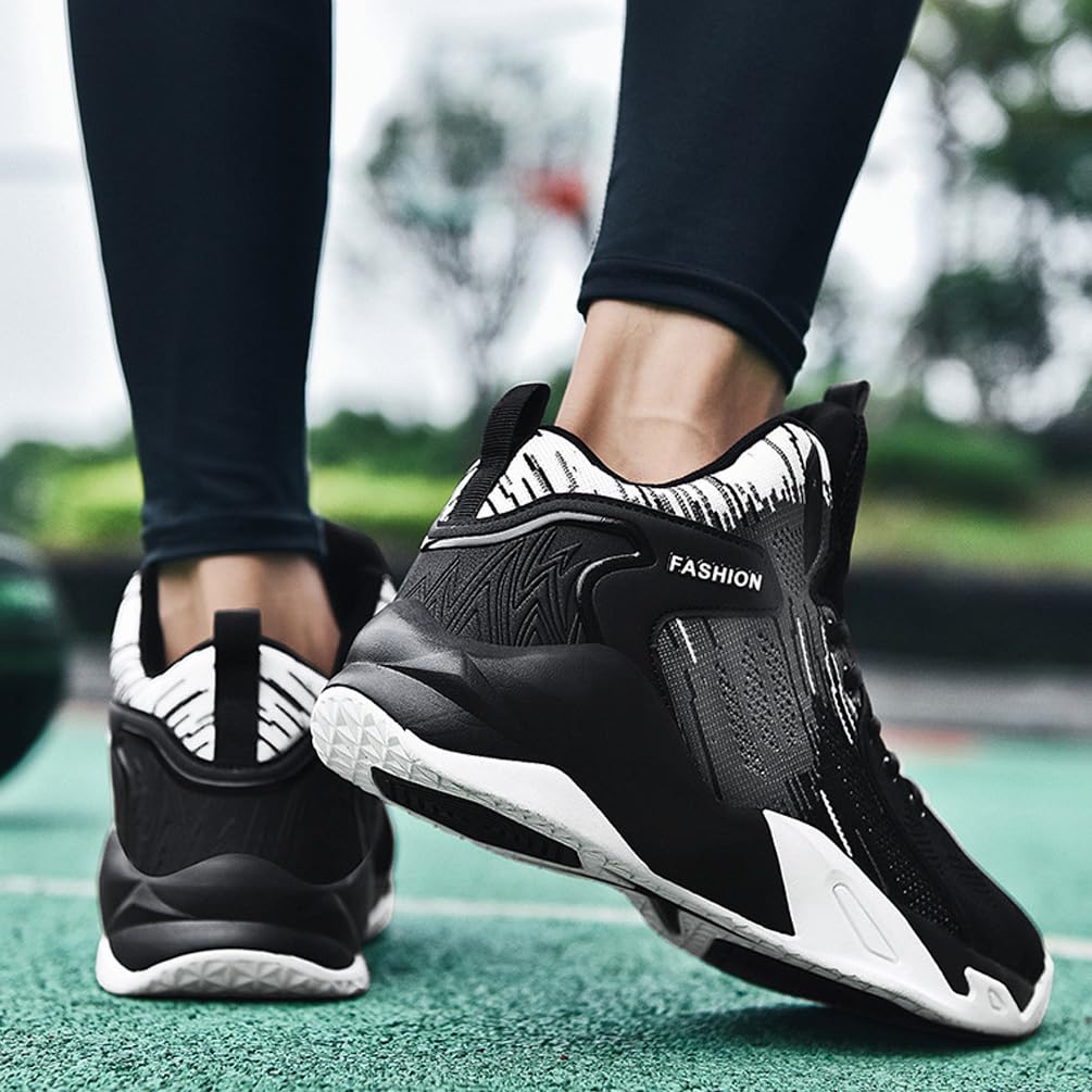 Zapatillas de Baloncesto para Hombre Zapatos de Baloncesto Aire Libre Antideslizantes Calzado de Baloncesto Hombre Masculino Deportivas Calzado