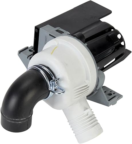 Whirlpool WPW10409079 Pieza de repuesto original de la bomba de drenaje de la lavadora del OEM - Sustituye a W10409079