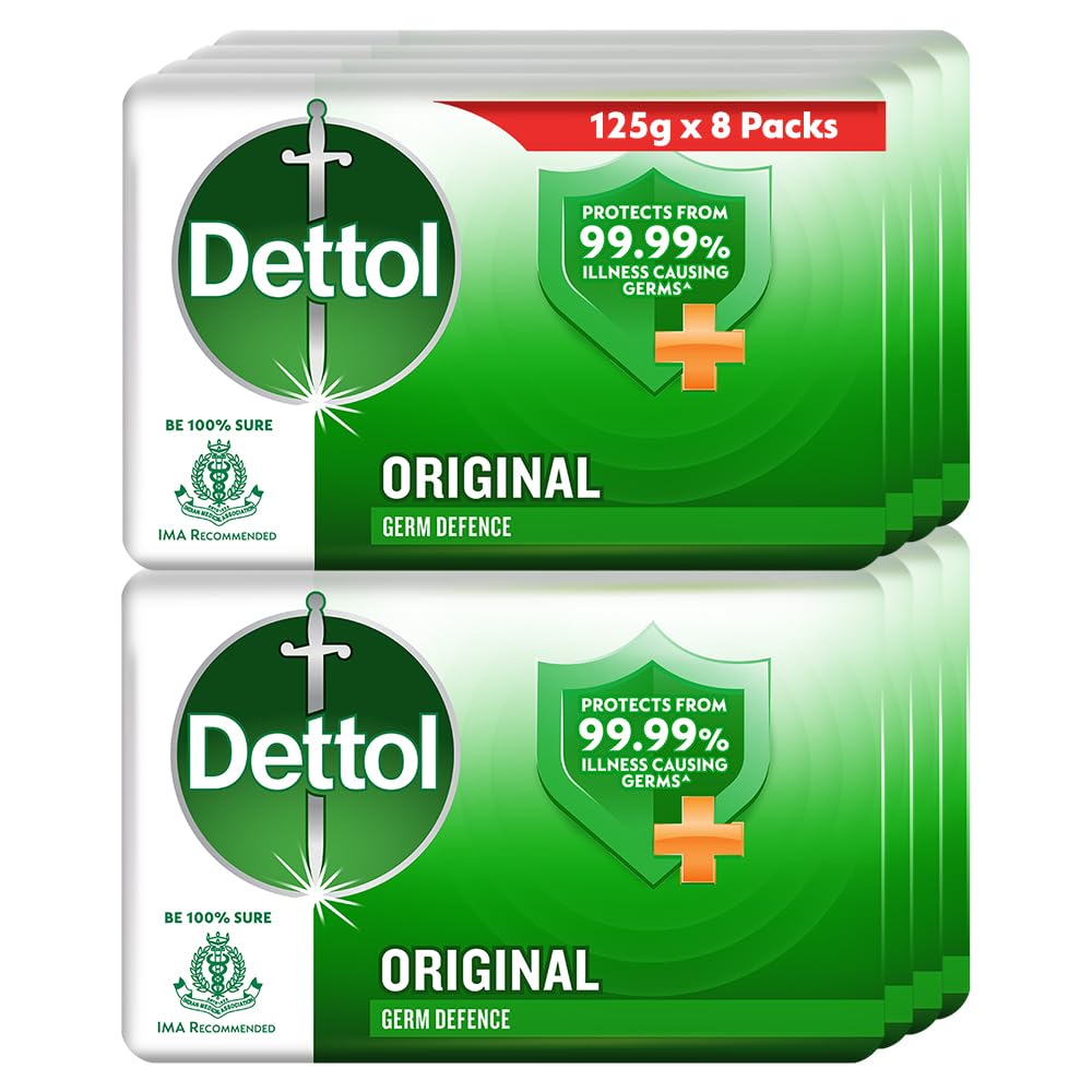 Buy Dettol Original Germ Protection Bathing Soap Bar Kills 99.99