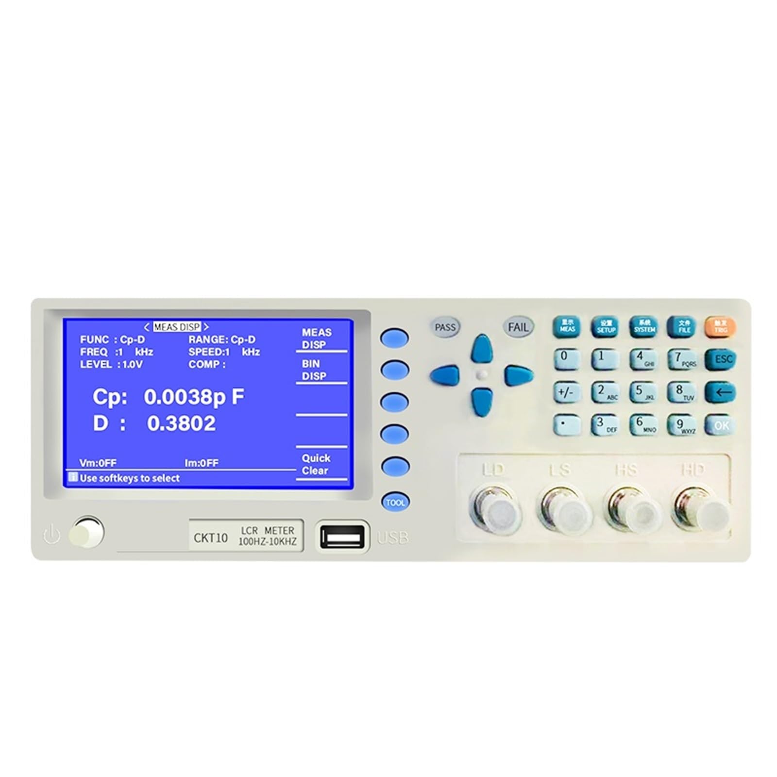 CKT10 CKT10A CKT30 Miernik RLC Cyfrowy miernik LCR Tester ESR rezystancji(CKT30 (30KHz))