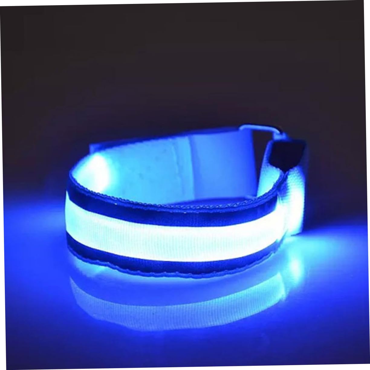 SUPVOX Ceinture Réfléchissante Brassard Lumineux À LED Équipement De Course De Nuit Brassard LED en Nylon Et Tissu LED