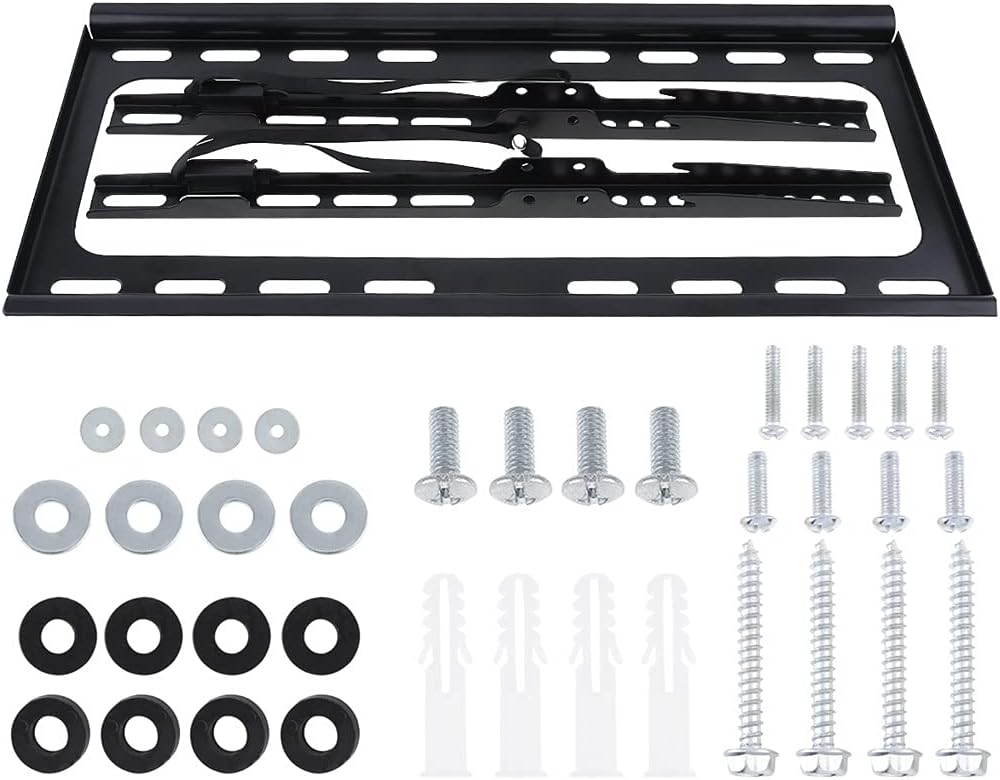 45kg 1.5mm Cold Ligation Board Tv Wall Mount Bracket Flat Panel Frame with Pull Rope for 26-60 Inch LCD Led Monitor