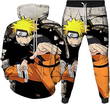 simple naruto moletom com capuzs