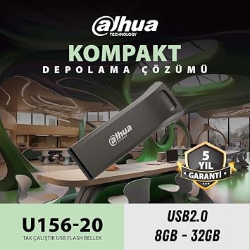 Dahua Metal USB Flash Memory U156 Titan Gray (8, GB)