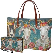 Women Handbags Wallet Tote Bag Shoulder Bag Top Handle Satchel Purse Set 2pcs