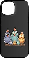 Vista 6 de Chicken: My Cluck Crew, Three Big Hens + Four Tiny Chicks Case for iPhone XR